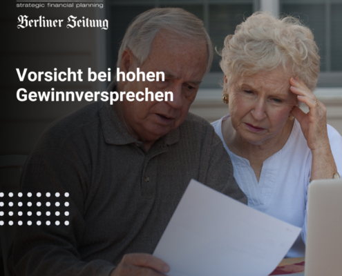 Vorsicht bei hohen Gewinnversprechen