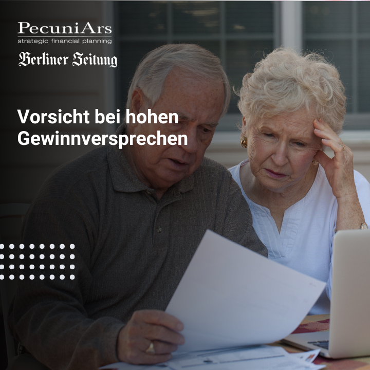 Vorsicht bei hohen Gewinnversprechen