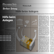 Hilfe beim Anlegen. Unser Interview mit der Berliner Zeitung und der Frankfurter Rundschau