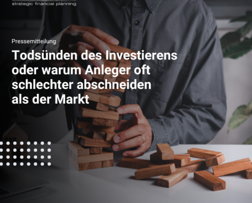Todsünden des Investierens oder warum Anleger oft schlechter abschneiden als der Markt