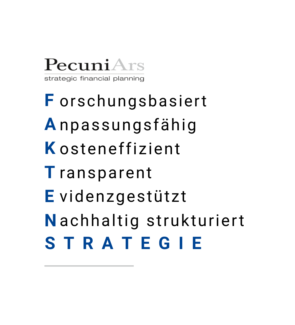 PecuniArs FAKTEN-Strategie